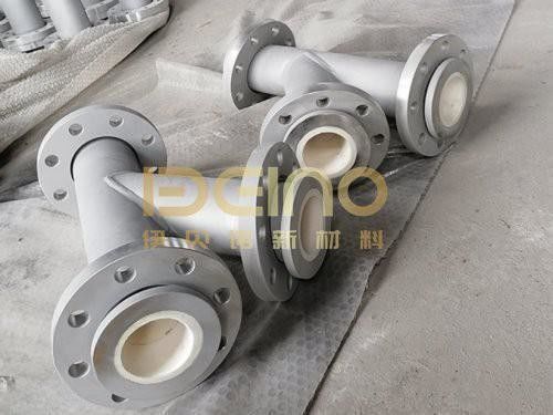 Tubo in manica di ceramica resistente alla corrosione Tubo di alluminio per le industrie minerarie