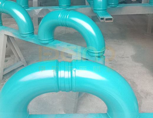 Tubo di pompa per calcestruzzo in acciaio a basso tenore di carbonio ad alta resistenza con rivestimento in ceramica di allumina
