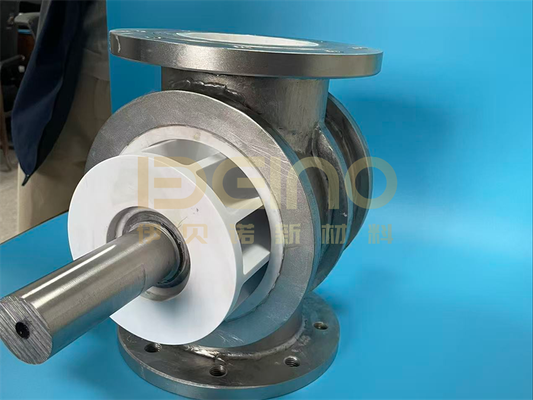 Valvola di scarico rotante di alluminio con rivestimento ceramico con protezione da usura completamente ceramica, resistenza ad alte temperature e corrosione e lunga durata di vita