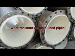 Centrale elettrica Cimento Tubo di carbone polverizzato Tubo di ceramica di allumina resistente all'usura Tubo di ceramica