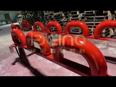 Pompa di calcestruzzo liscia gomito peso leggero pompa di calcestruzzo boom tubo pompa di calcestruzzo gomito rivestimento ceramica