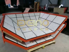 Alumini di cassaforte, rivestimenti per l'usura, gomma di rivestimento composita di ceramica industriale