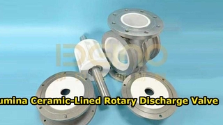 Valvola di scarico rotante con rivestimento in ceramica di alluminio